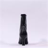 Miss Elastic High Heel Point Ankle Boot - Black